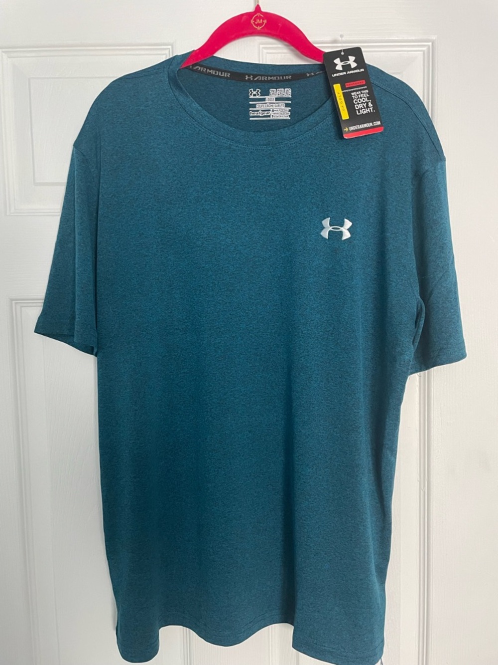 Under Armour Men’s Short Sleeve Performance Tee — Teal Blue